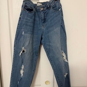 Eloquii Distressed Spring Jeans